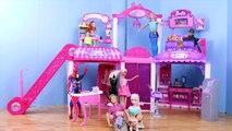 Frozen Elsas Kid Alex LOST at the Barbie Mall Play-Doh Makeover & DisneyCarToys Spiderman