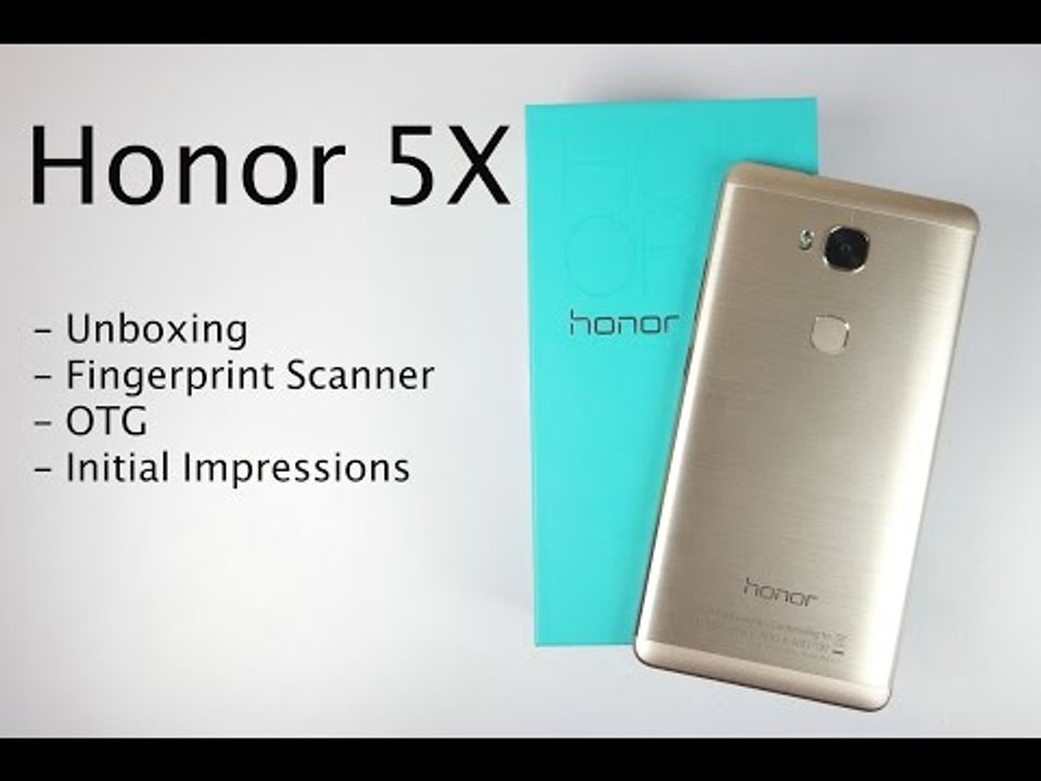 Honor 5X Unboxing and Initial Impressions (Indian Retail Unit) | AllAboutTechnologies