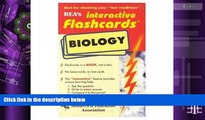 Best Price Biology Interactive Flashcards Book (Flash Card Books) Editors of REA On Audio