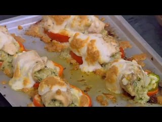 دجاج محشي جبنة | الشيف شربيني