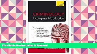 PDF [DOWNLOAD] Criminology: A Complete Introduction (Teach Yourself) TRIAL EBOOK