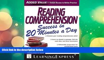 Best Price Reading Comprehension Success in 20 Minutes a Day Learning Express Llc On Audio