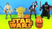Star Wars Suprise Egg Huevo Sopresa Yoda Darth Vader Han Solo Luke Skywalker Kinderüberraschung