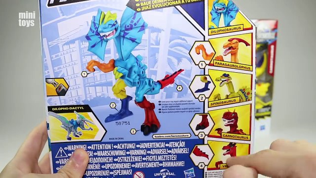 Jurassic World Hero Mashers Dinosaurs Dilophosaurus Carnotaurus