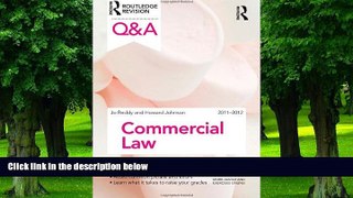 Buy  Q A Commercial Law 2011-2012 (Questions and Answers) Jo Reddy  Full Book