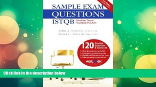 Best Price Sample Exam Questions: ISTQB Certified Tester Foundation Level John A. Estrella PDF