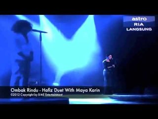 Hafiz & Maya Karin Duet Ombak Rindu at Astro Mania Minggu 7