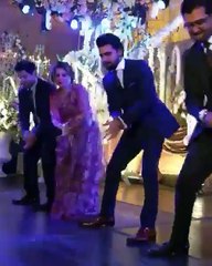 Farhan Saeed with his Khala on Kajra Re at his Wedding