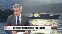 S. Korea repatriates rescued N. Korean sailors and boats through NLL