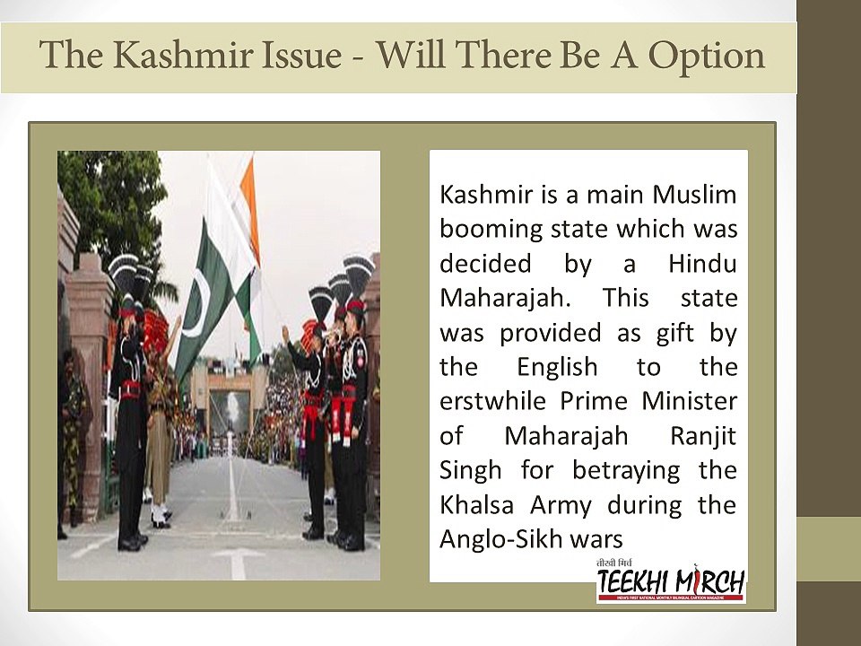 Terrorism In Kashmir - Source And Progress