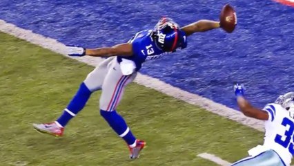 Odell Beckham Jr. Has UNBELIEVABLE One-Handed Catch, Does Thriller Dance