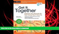 PDF [FREE] DOWNLOAD  Get It Together: Organize Your Records So Your Family Won t Have To FOR IPAD