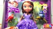 Disney Sofia The First and Animal Friends Toys Disney Princess Sofia Talking Unboxing