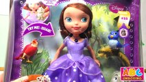 Disney Sofia The First and Animal Friends Toys Disney Princess Sofia Talking Unboxing