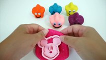Play Doh Smiley Stars with Disney Mickey Mouse Theme Molds Fun and Creative for Kids