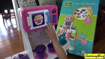 Toys for Kids: A Little Girl Playing Her New Kitchen Toy Playset :-)