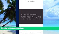 Buy NOW  Mastering Corporations and Other Business Entities (Carolina Academic Press Mastering