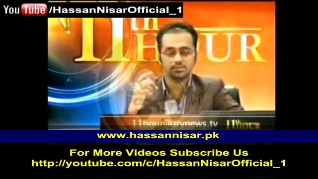 Hassan Nisar in 11 Hour With Waseem Badami 1 Dec 2016 Part-1