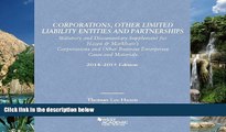 Online Thomas Hazen orporations, Other Limited Liability Entities Partnerships, Statutory