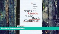 Buy NOW  Kirsch s Guide to the Book Contract: For Authors, Publishers, Editors, and Agents