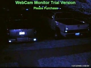 Flying Orb Over Parking Lot