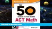 Pre Order McGraw-Hill s Top 50 Skills for a Top Score: ACT Math Brian Leaf On CD