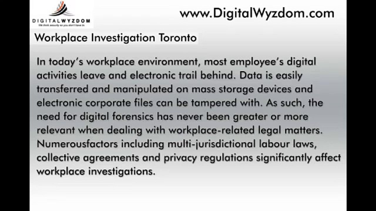 We provide the best forensic services in town