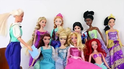 Disney Princess Mommy ISSUES Part 2 Barbie Therapy Frozen Anna Cinderella Ariel DisneyCarToys