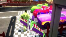Hulk Toy Story Buzz Lightyear and Spider Man & Ramone Race Disney Cars Lightning McQueen