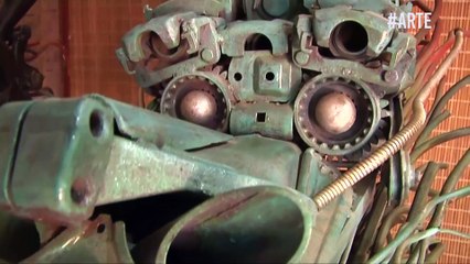 ¡Arte con metal reciclado! Las extraordinarias obras de este artista chino