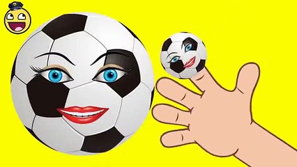 English Rhymes | Soccer Ball Finger Family Rhymes For Children | Rhymes 2016