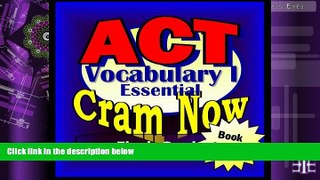Online  ACT Prep Test VOCABULARY ESSENTIALS Flash Cards--CRAM NOW!--ACT Exam Review Book   Study