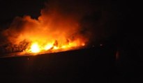 Bursa'da İnegöl Mobilya Sanayi Sitesi'nde büyük yangın