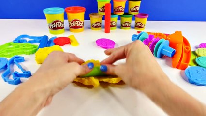 45 Piece Play Doh Zoo Adventure Elephant Turtle Owl Playdough Molds Aventura Zoológico Plastilina