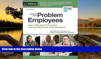 Buy Amy Delpo JD Dealing With Problem Employees: How to Manage Performance   Personal Issues in
