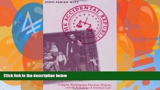 Buy John Fabian Witt The Accidental Republic: Crippled Workingmen, Destitute Widows, and the