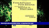 PDF [FREE] DOWNLOAD  Free Software, Free Society: Selected Essays of Richard M. Stallman FOR IPAD