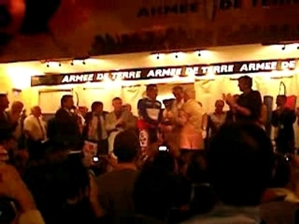 Cyclisme,critérium de Bordeaux podium Christophe Moreau