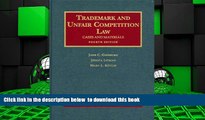 BEST PDF  Trademark and Unfair Competition Law: Cases and Materials (University Casebooks)