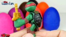 EPIC PLAY DOH SURPRISE EGGS !!! TMNT Ninja Turtles Paw Patrol Hulk Robocar Poli Cars Playdough 1
