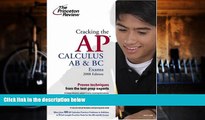 Price Cracking the AP Calculus AB   BC Exams, 2008 Edition (College Test Preparation) David S.