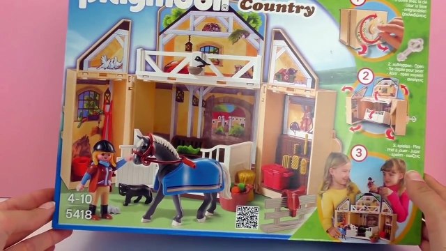 playmobil cheval en francais - Ecurie Playmobil français – Playmobil Country avec des chevaux