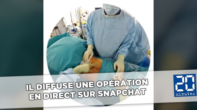 Un chirurgien diffuse une opération en direct sur Snapchat pour ses étudiants