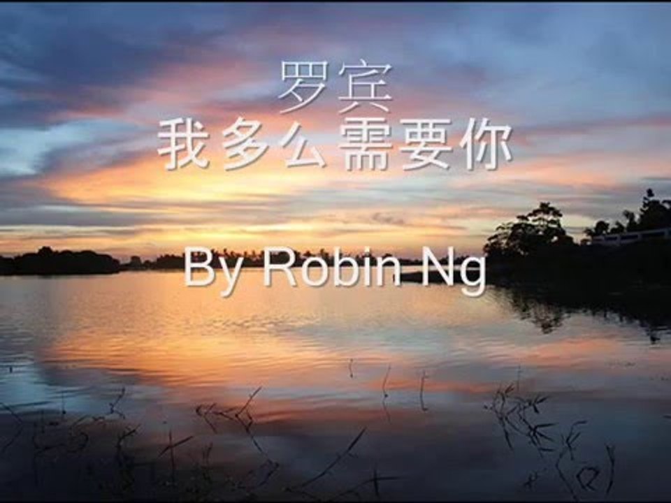 罗宾-我多么需要你