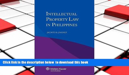 BEST PDF  Intellectual Property Law in the Philippines READ ONLINE