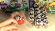 12 Kinder Surprise Transformers new unboxing HD - распаковка Киндер Сюрприз Трансформеры new