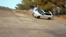 Seat Leon ST Cupra 290 crazy banked corner 60° ride on Circuit Terramar with Jordi Gené 03