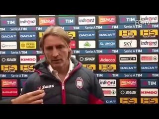 Post Udinese, mister Nicola in conferenza