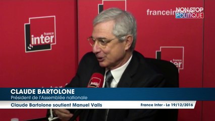 Primaire à gauche : Claude Bartolone : "Je vais soutenir Manuel Valls"