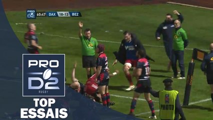 TOP Essais de la J15 – PRO D2 – Saison 2016-2017